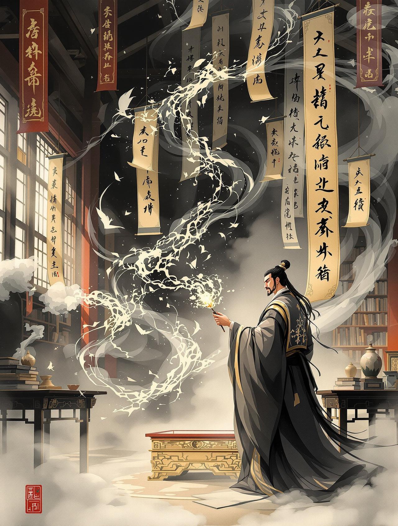 妖精漫画墨魂番剧封面 - 文墨仙侠题材动画
